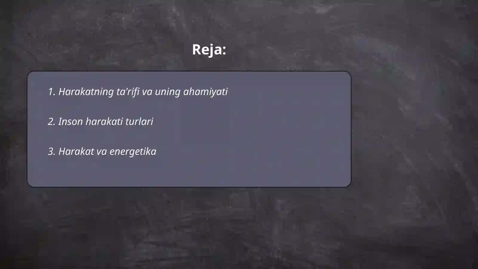 Harakat va energetika 2