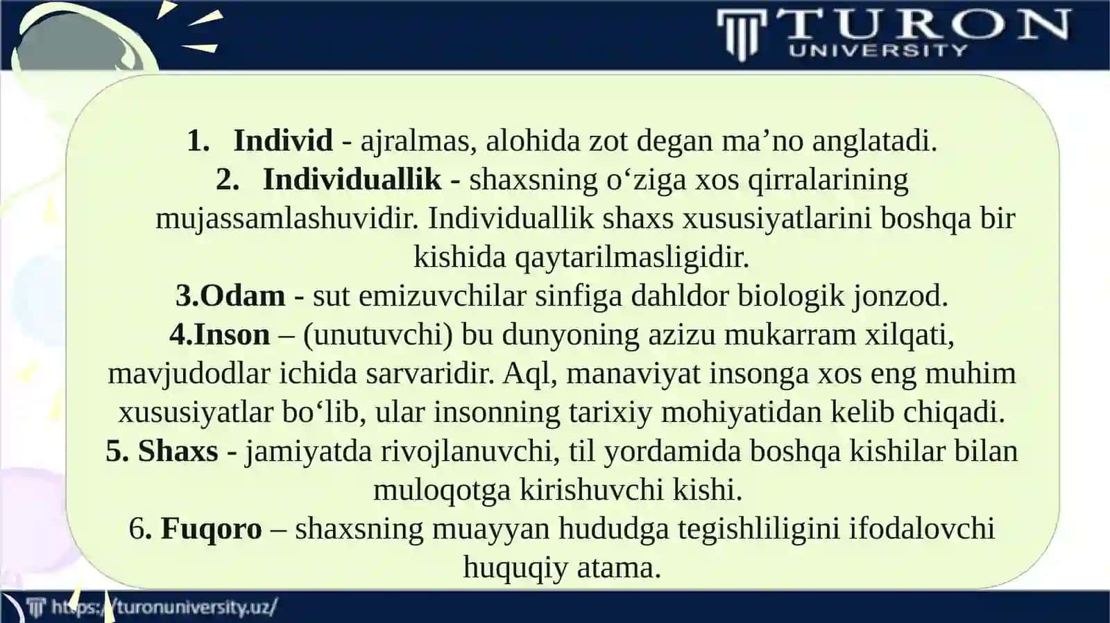 SHAXS PSIXOLOGIYASI HAQIDA TUSHUNCHA 2
