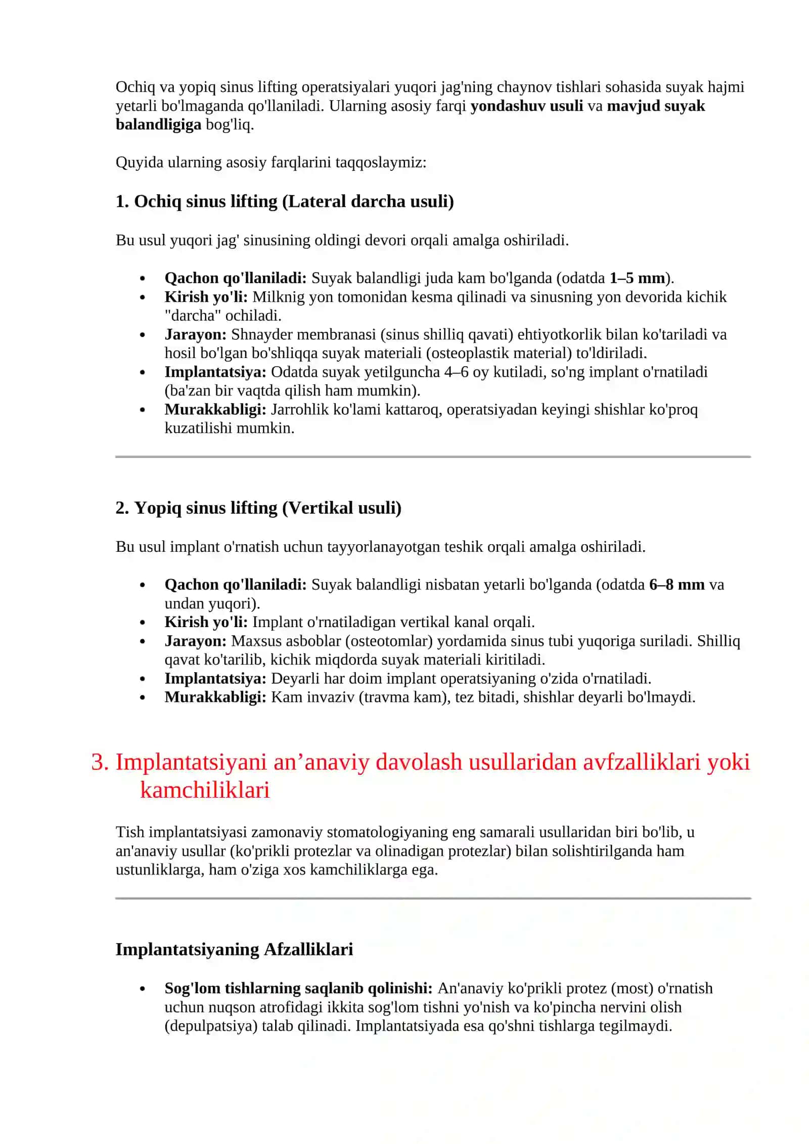 dental implantologiya 1-malaka toifa javoblar 2