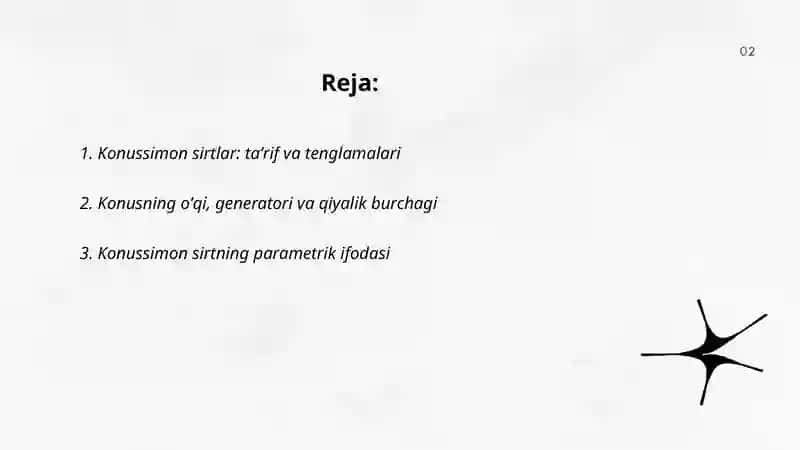Konussimon sirtlar 2