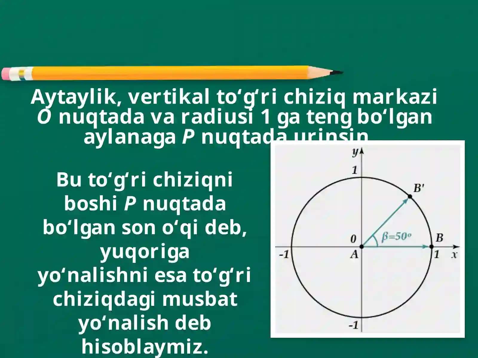 Burchakning radiano‘lchovi 2