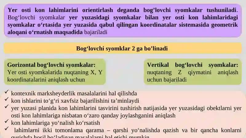 Yer osti kon lahimlarini orientirlash 2