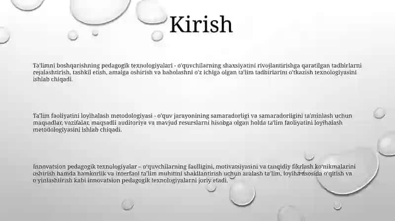 Tarbiyaviy Tadbirlarni OʻTkazish Texnologiyasini Ishlab Chiqish 2