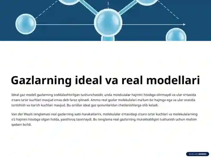 Van-der-Vaals tenglamasi va izotermalari 2