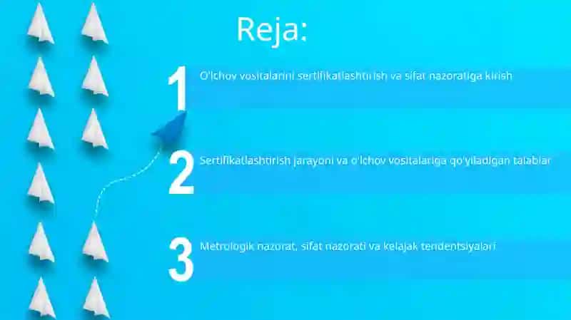 O‘lchash vositalarini sertifikatlashtirish va sifat nazorati 2