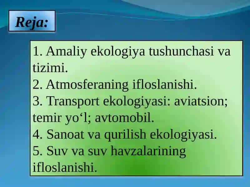 Ekologiya   Экология 2