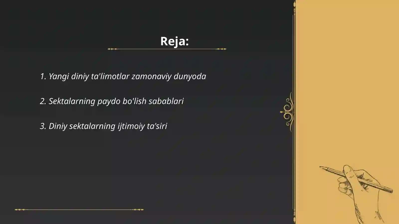 Yangi diniy ta'limotlar va sektalar 2