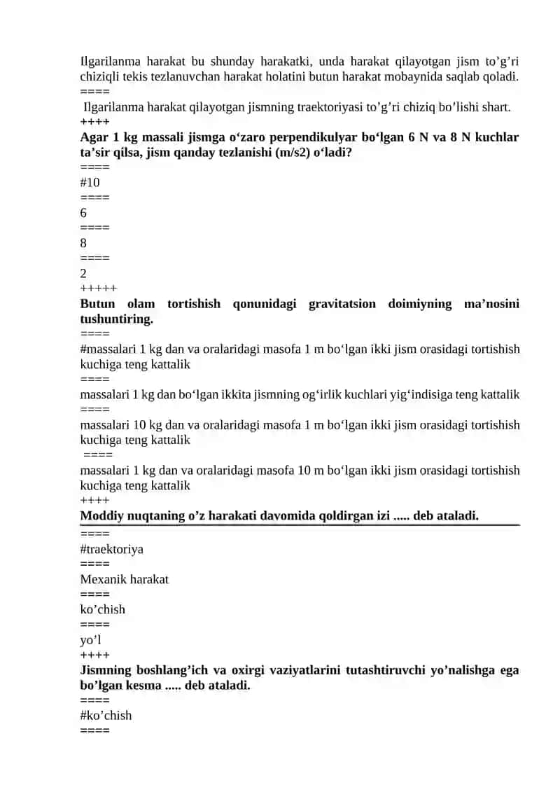 Ilgarilanma harakati 2