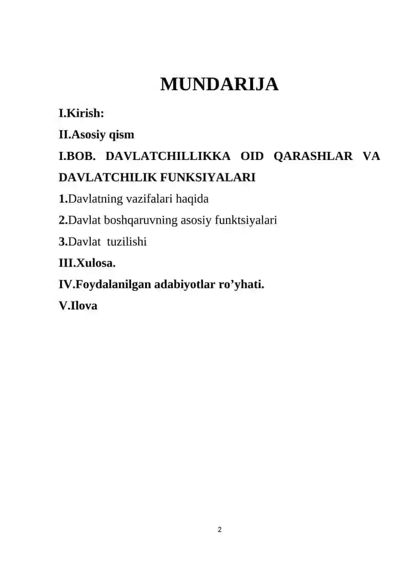 Davlat boshqaruv funksiyalari 2