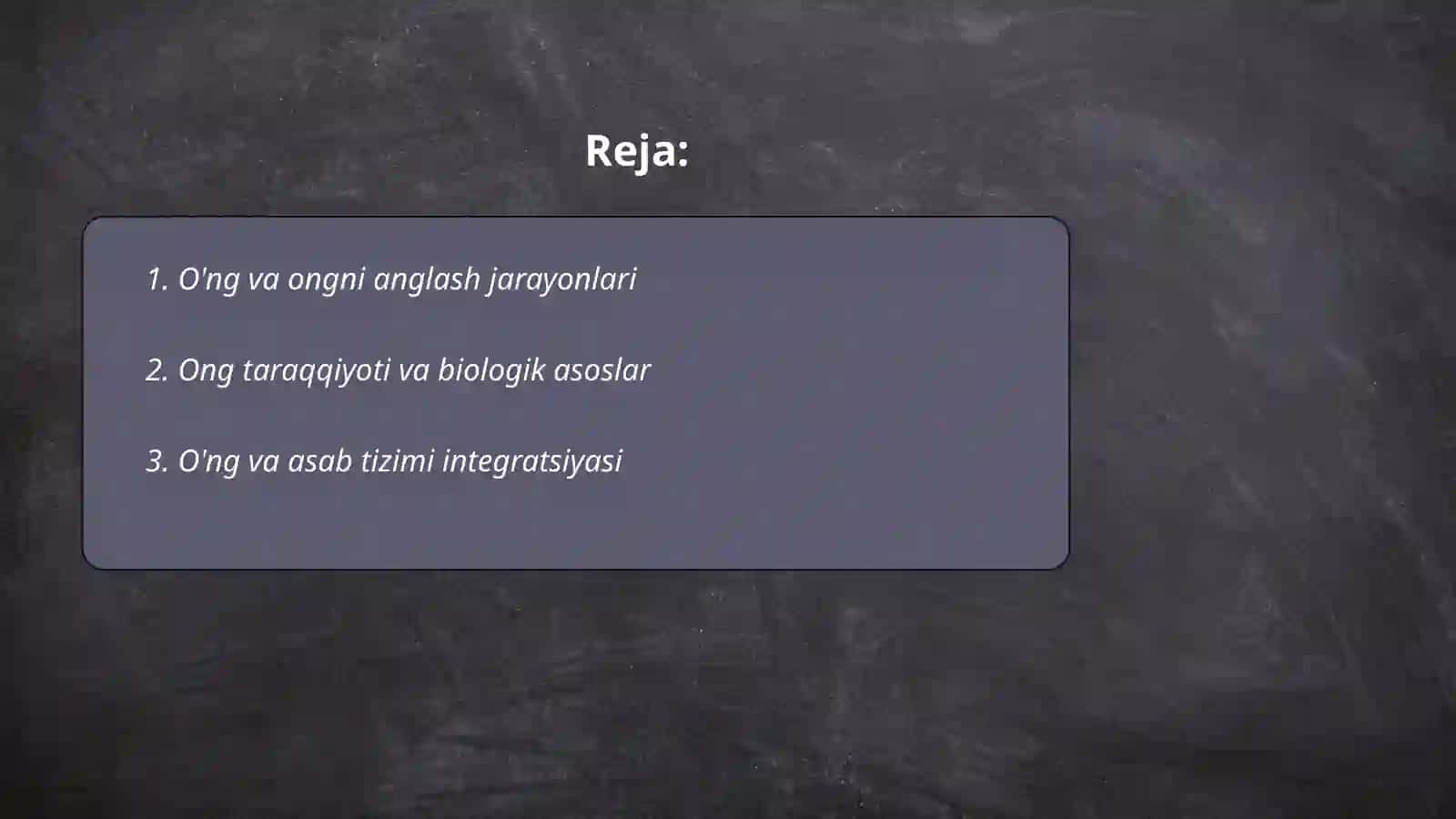 Xulq-atvorning psixofiziologik asosi ong taraqqiyoti va ongsizlik 2