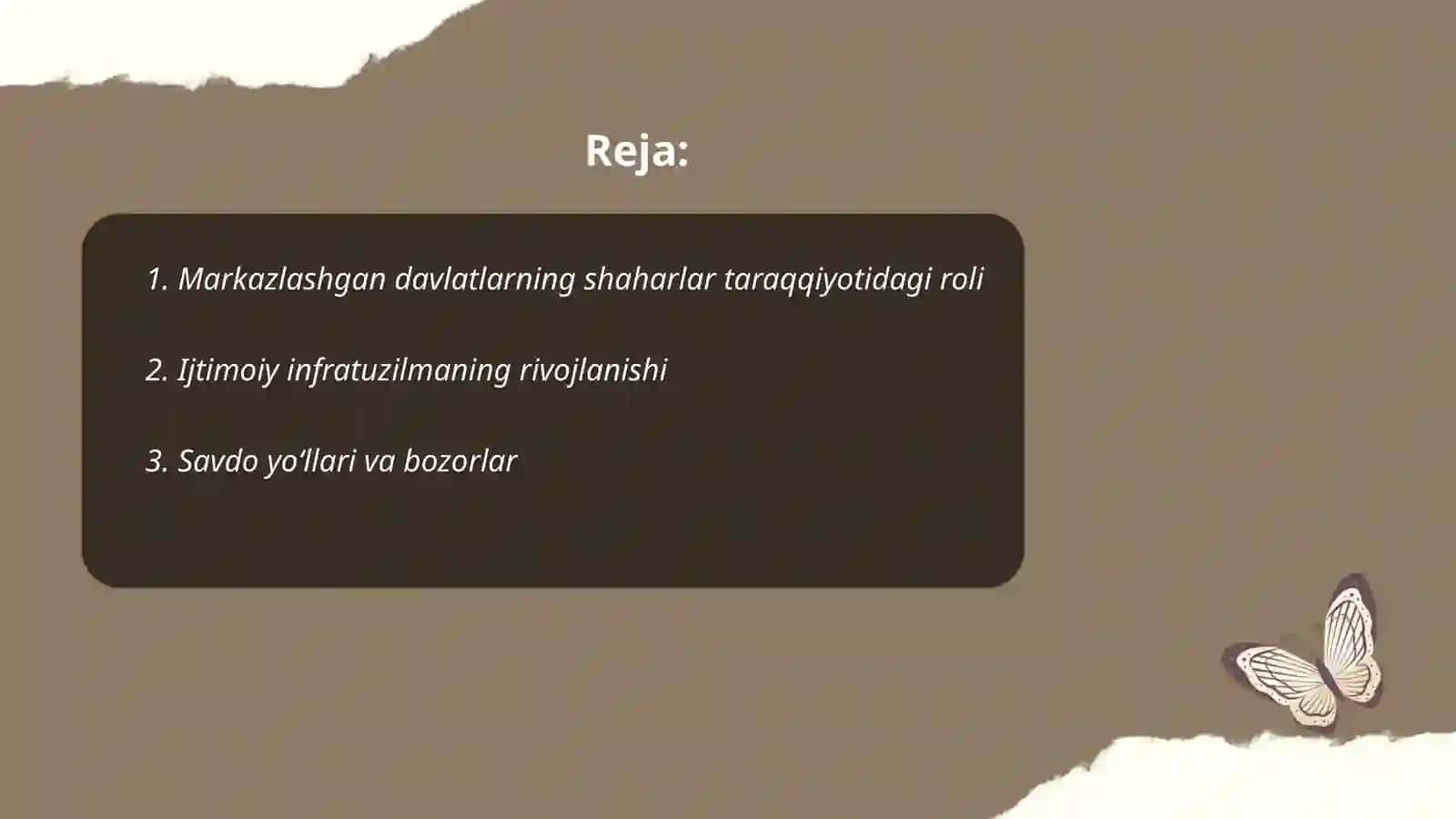 9-12-asrlarda markazlashgan davlatlarning shaharlar taraqqiyotidagi ahamiyati 2