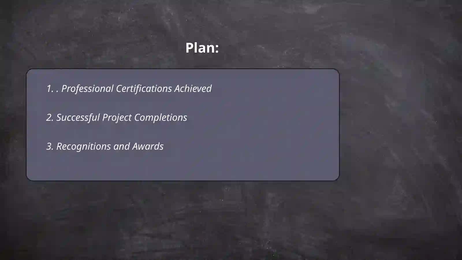 Professional Certifications Achieved 2