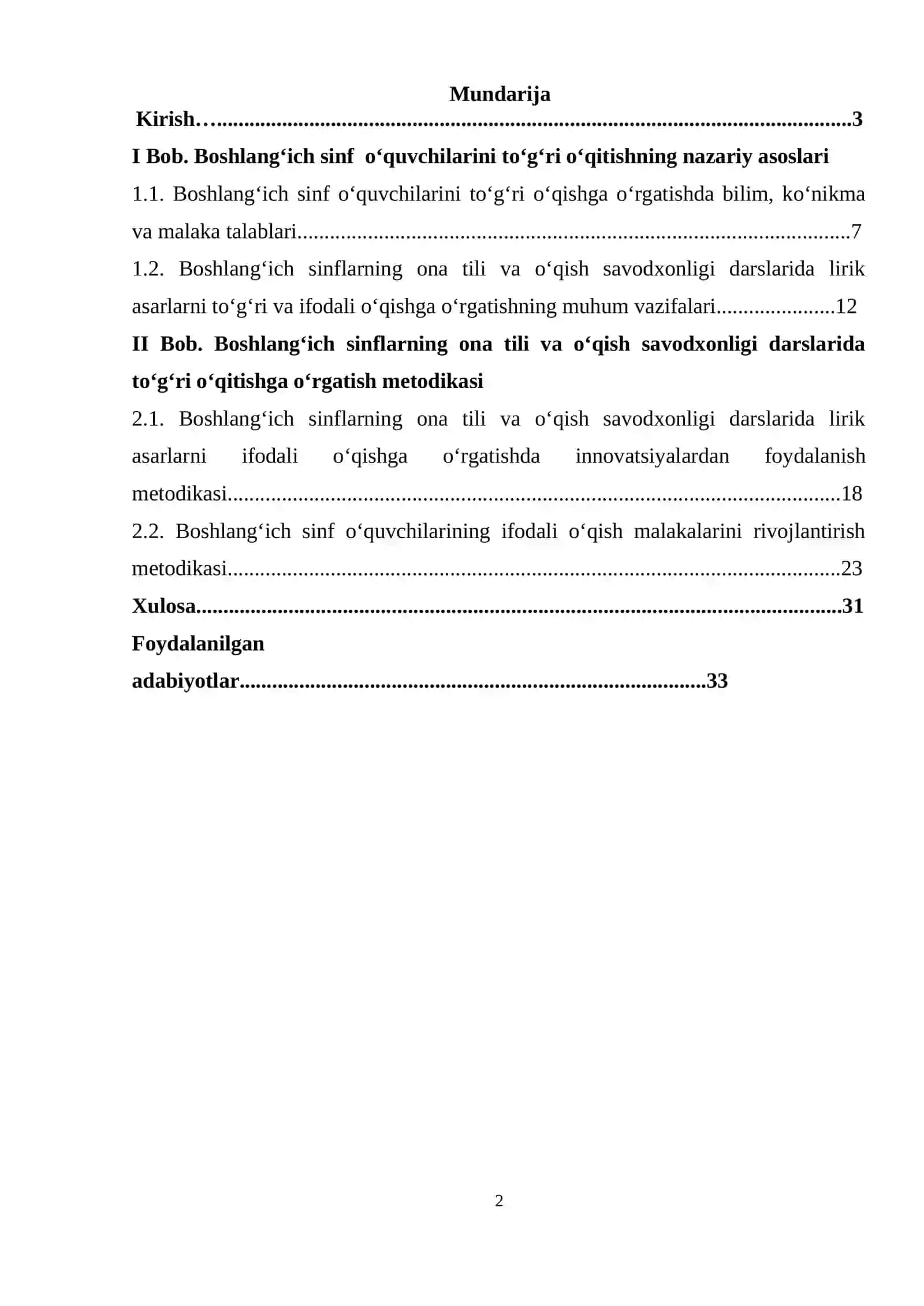 Boshlang‘ich sinf o‘quvchilarini to‘g‘ri o‘qishga o‘rgatish metodikasi 2