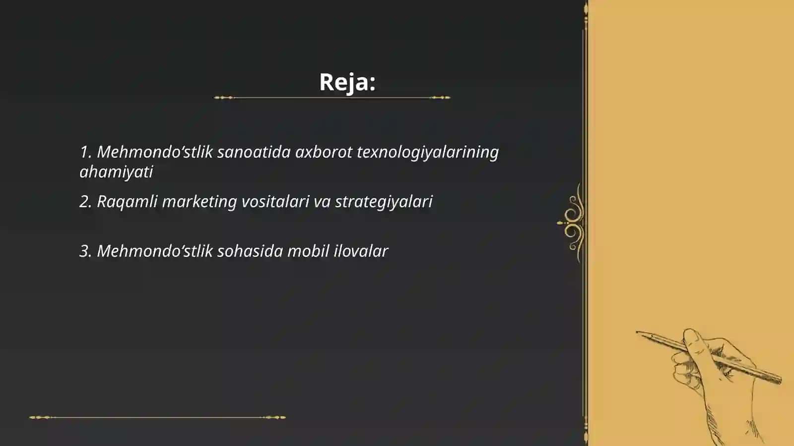 Mehmondoʻstlik industriyasida aloqa va axborot vositalari va ularning turlari 2