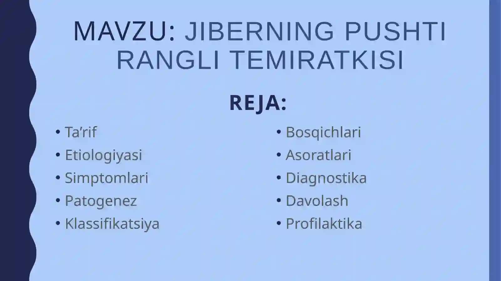 Jiberning pushti rangli temiratkisi 2