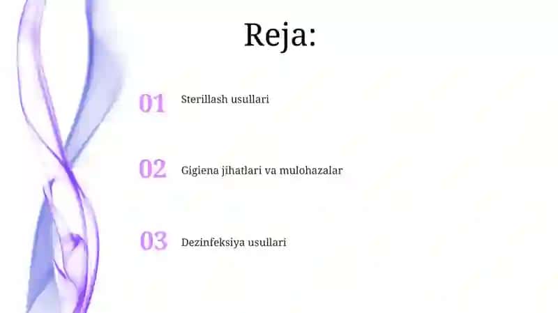 Sterillash usullari 2