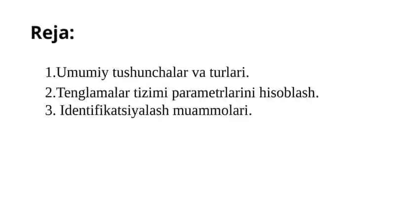 Tenglamalar tizimi 2