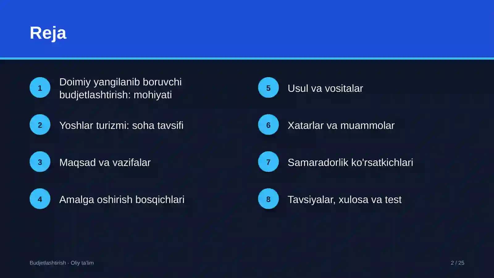 yoshlar turizmida doimiy yangilanib boruvchi budjetlashtirish 5156 2
