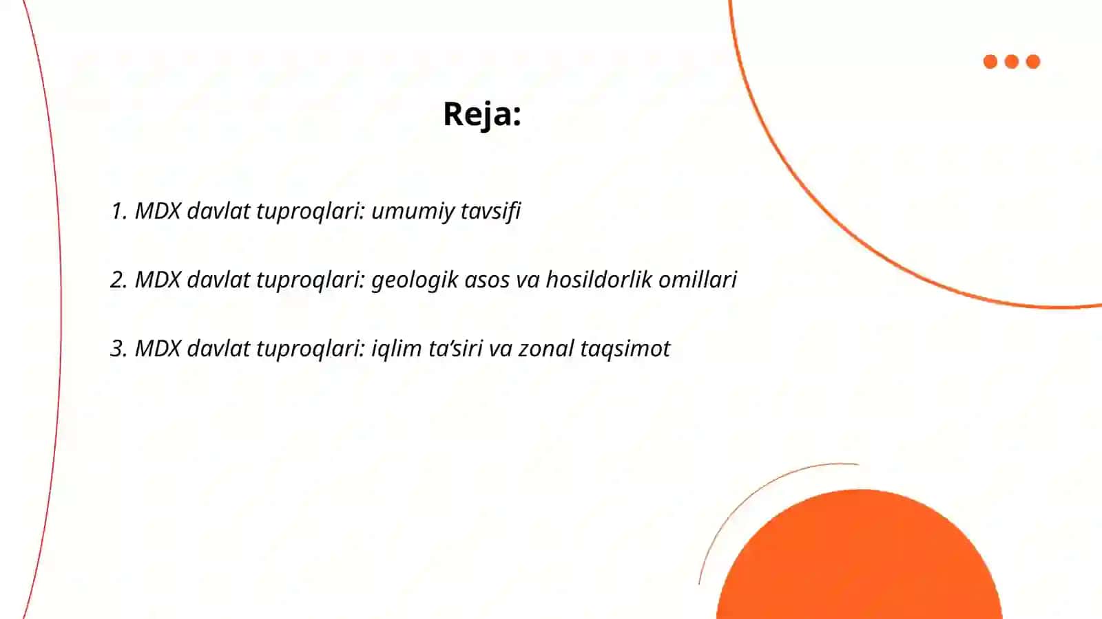 MDX Davlat tuproqlari 2