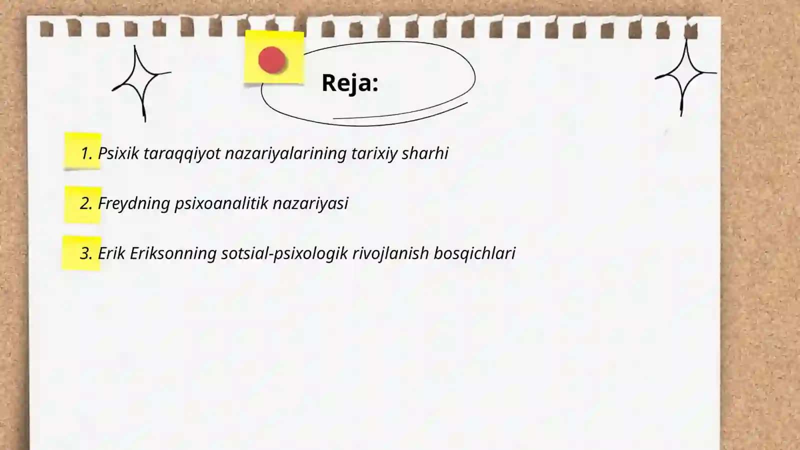 Psixik taraqqiyot haqidagi asosiy nazariyalar 2