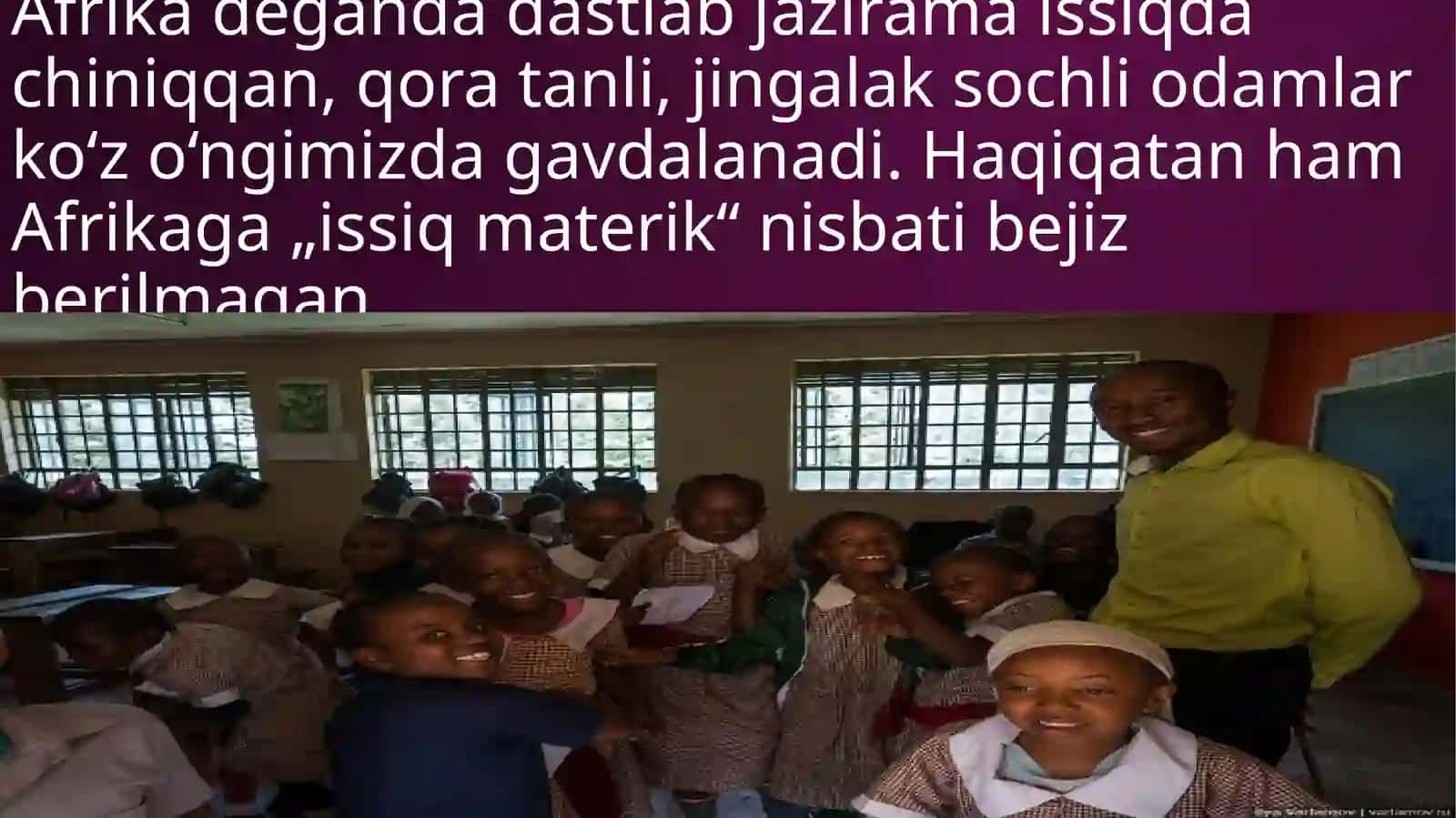 Materik iqliminin g'oyaviy xususiyatlari 2