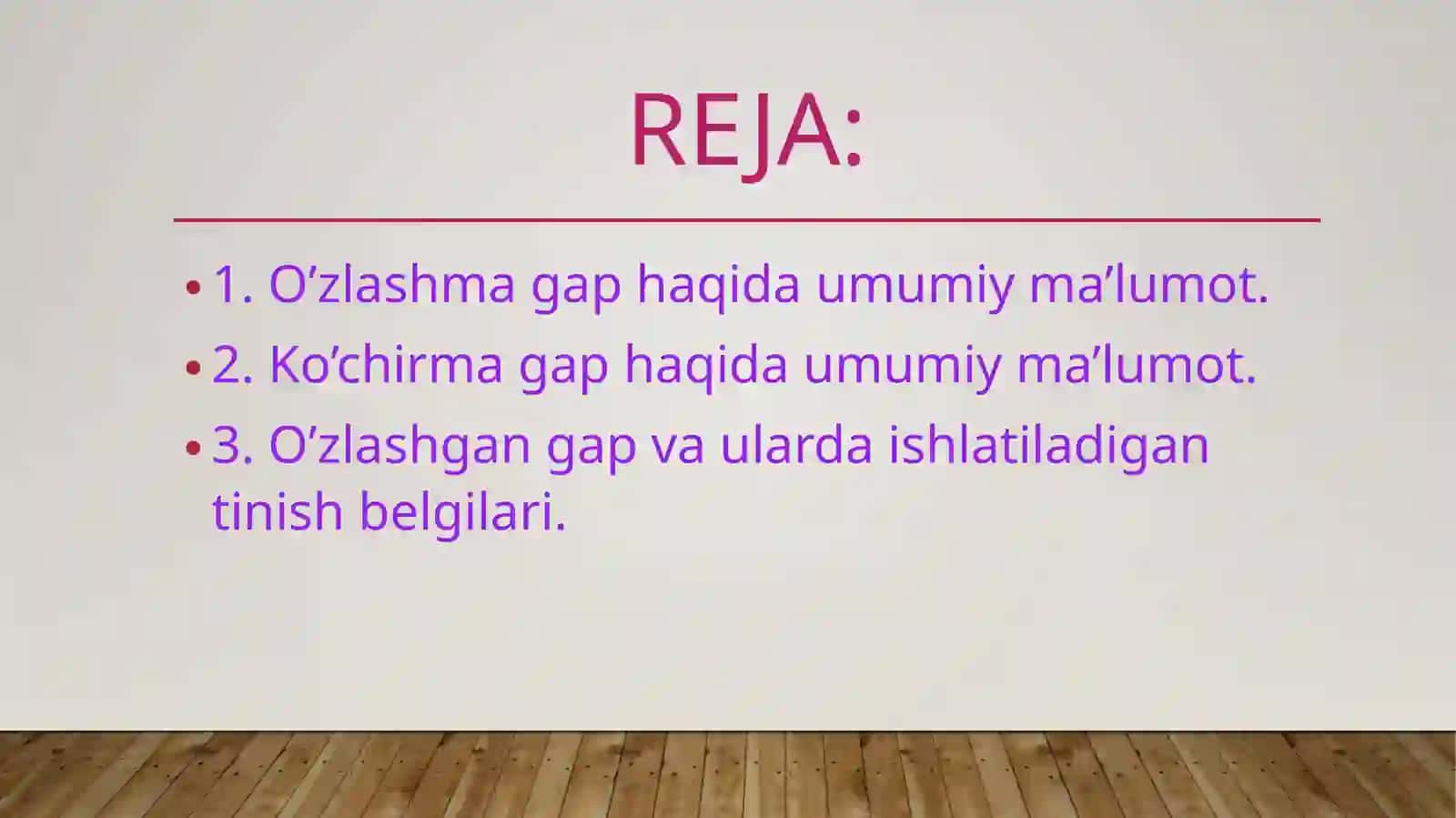 O’zlashma va o’zga 2