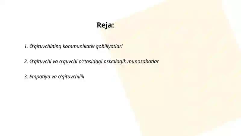 O'qituvchining psixologik qobiliyatlari nima degani 2