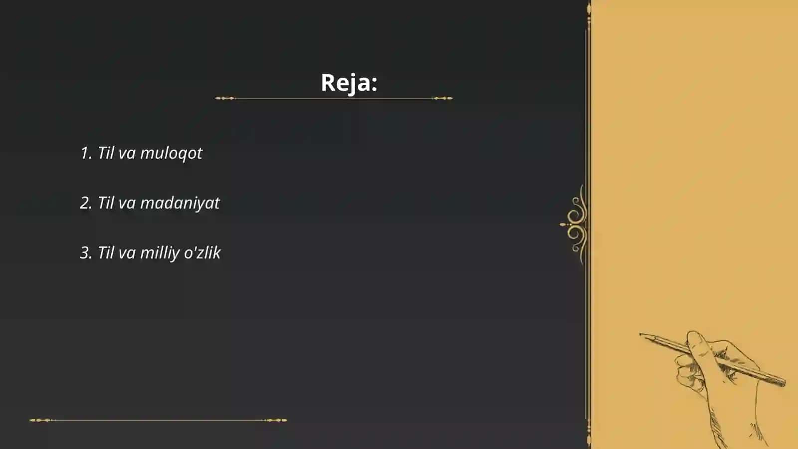 Til va muloqot 2