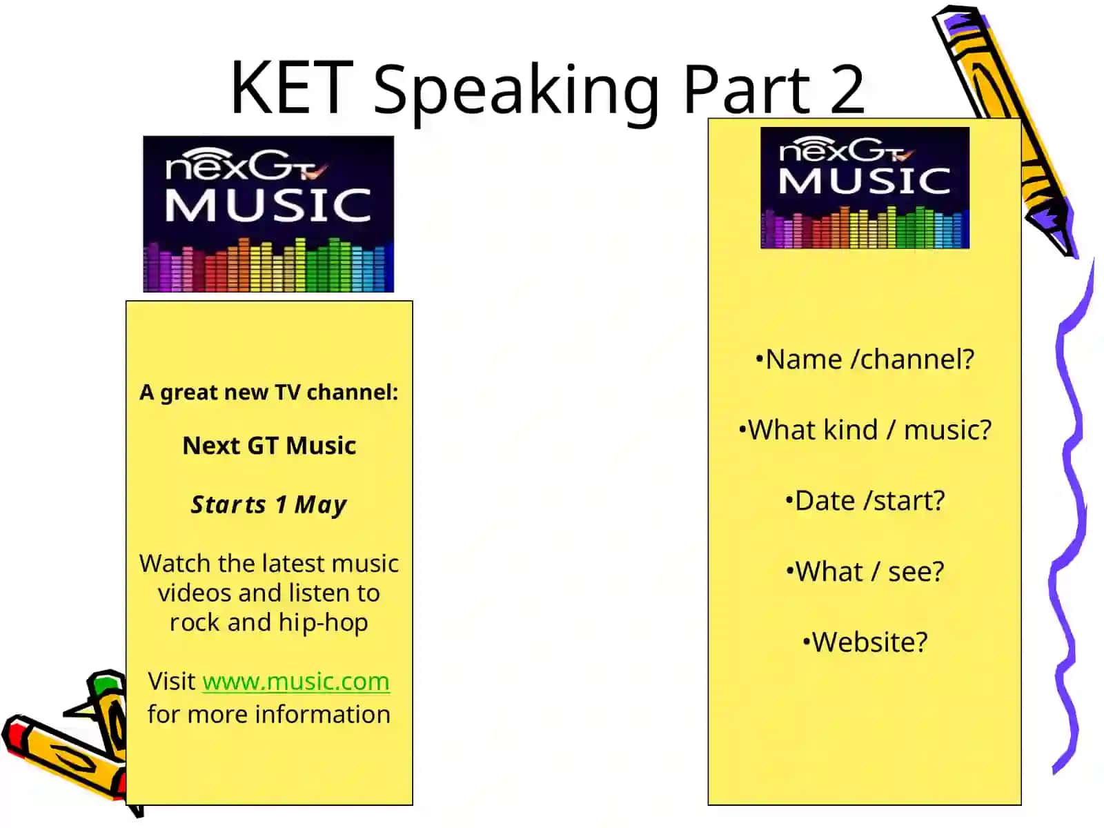 KET Speaking Part 2 2