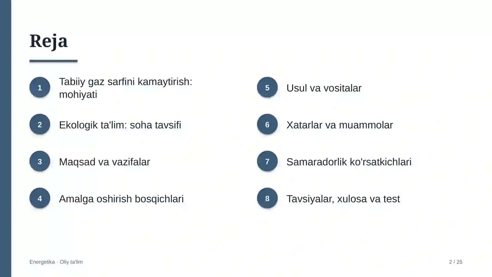 Ekologik ta'limda tabiiy gaz sarfini kamaytirish 2