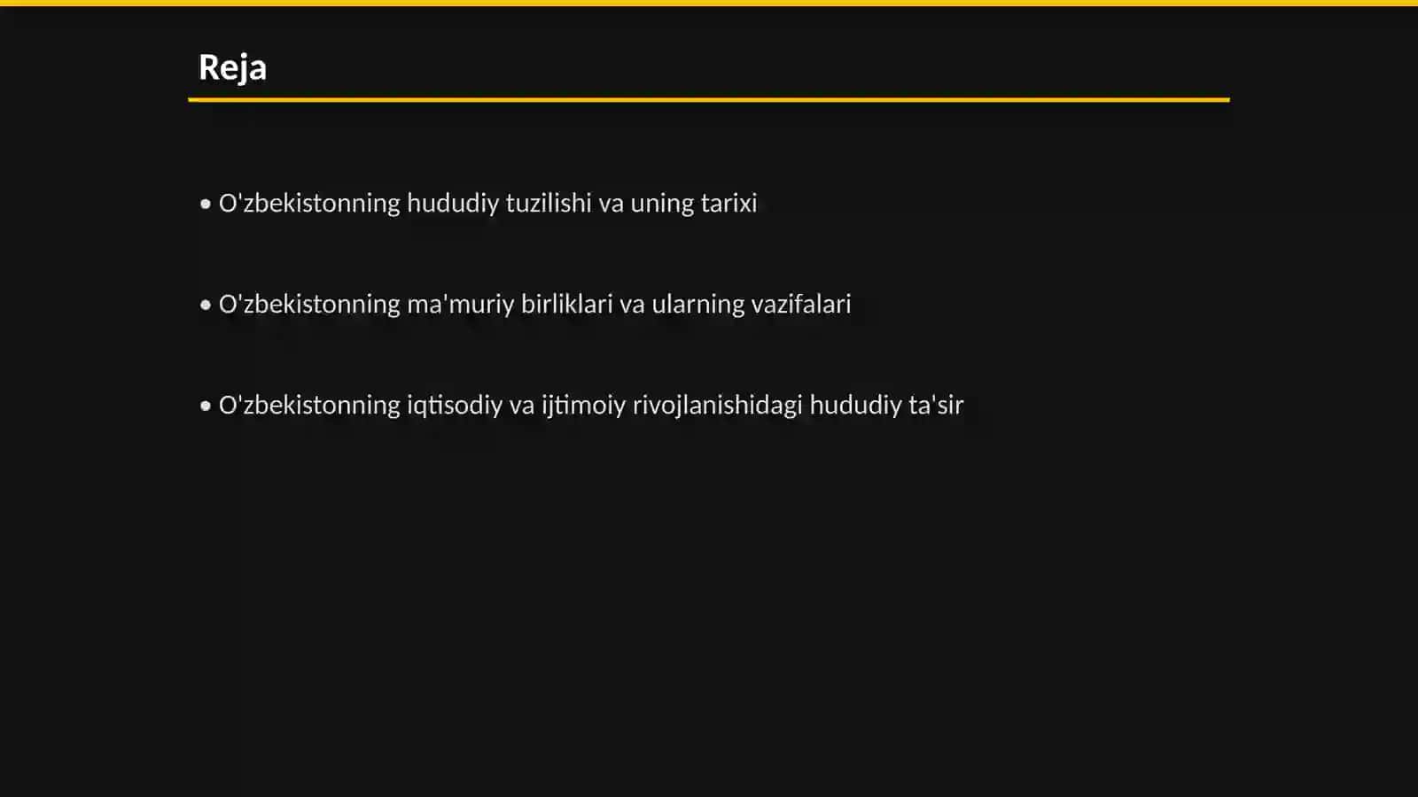 O'zbekiston Resbuplikasining mamuriy hududiy tuzilishi 2