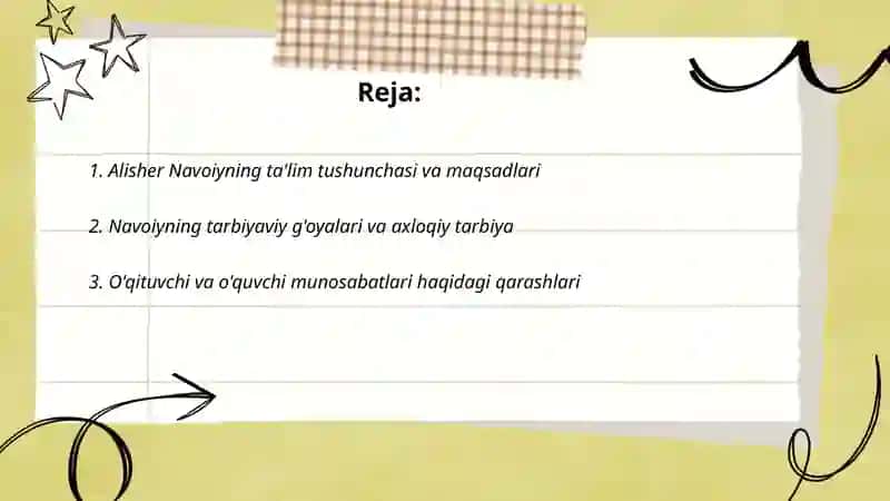 Alisher Navoiyning pedagogik qarashlari 2
