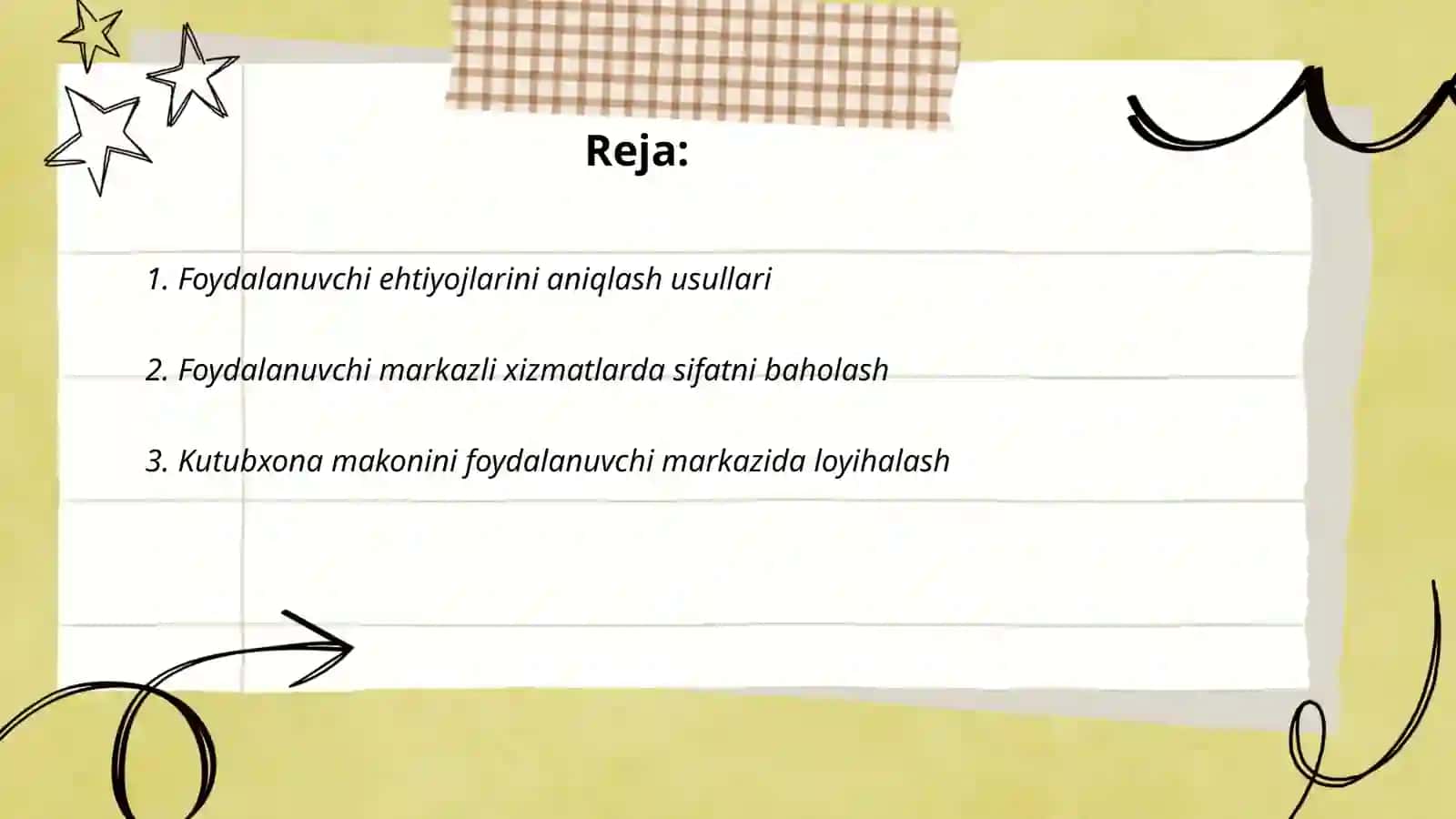 Foydalanuvchi ehtiyojlarini aniqlash usullari 2