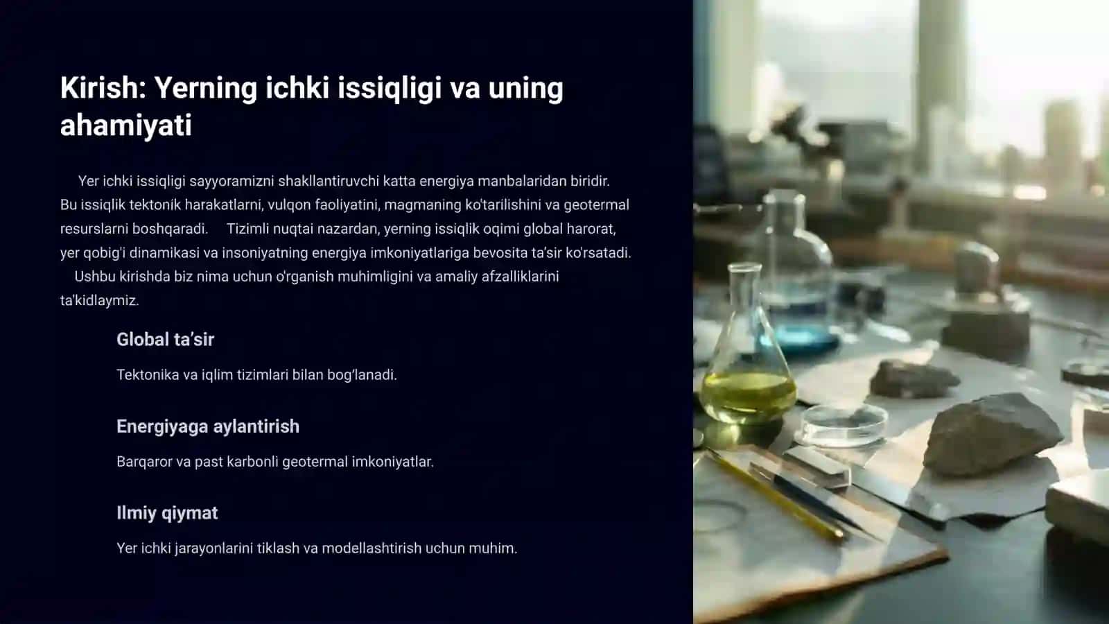 Yerning Issiqlik Oqimi Global Energiya O'zani 2