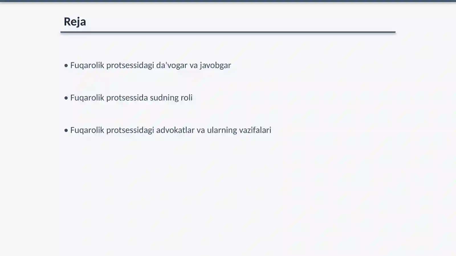 Fuqarolik protsessi ishtirokchilari 2