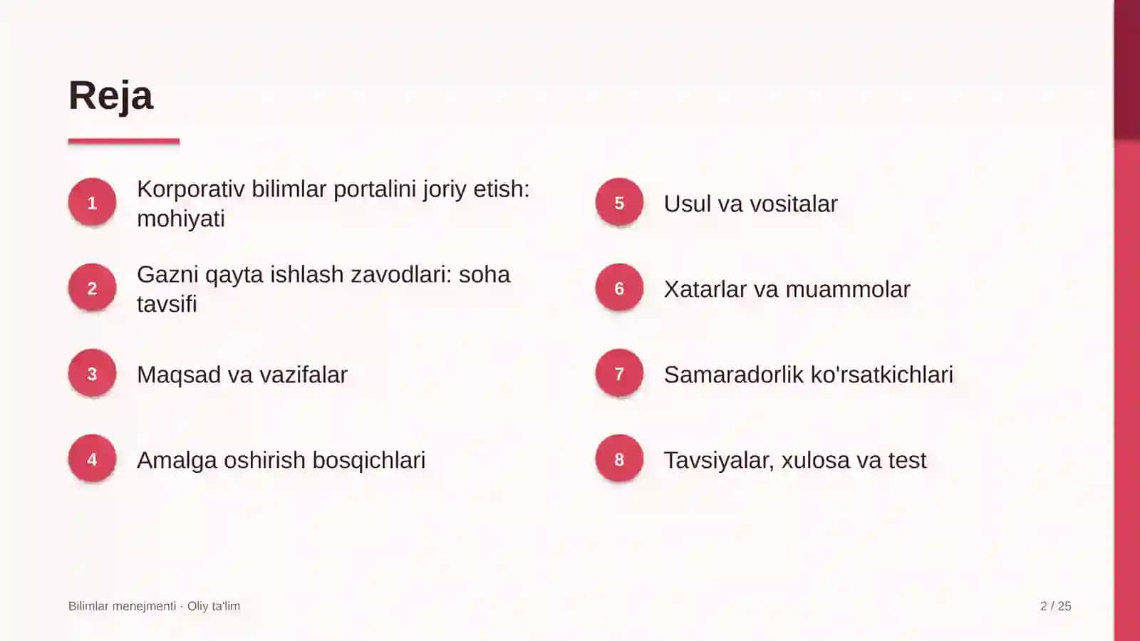 gazni qayta ishlash zavodlarida korporativ bilimlar portalini joriy etish 1587 2