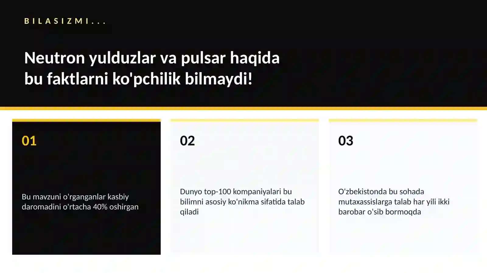 Neutron yulduzlar va pulsar 2