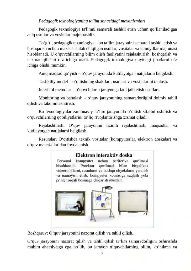 Pedagogika fanining taraqqiyot manbalari 2