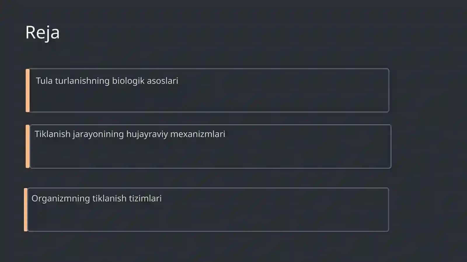 Organizimning tula turlanishdan kiyingi tiklanish kinetikasi 2