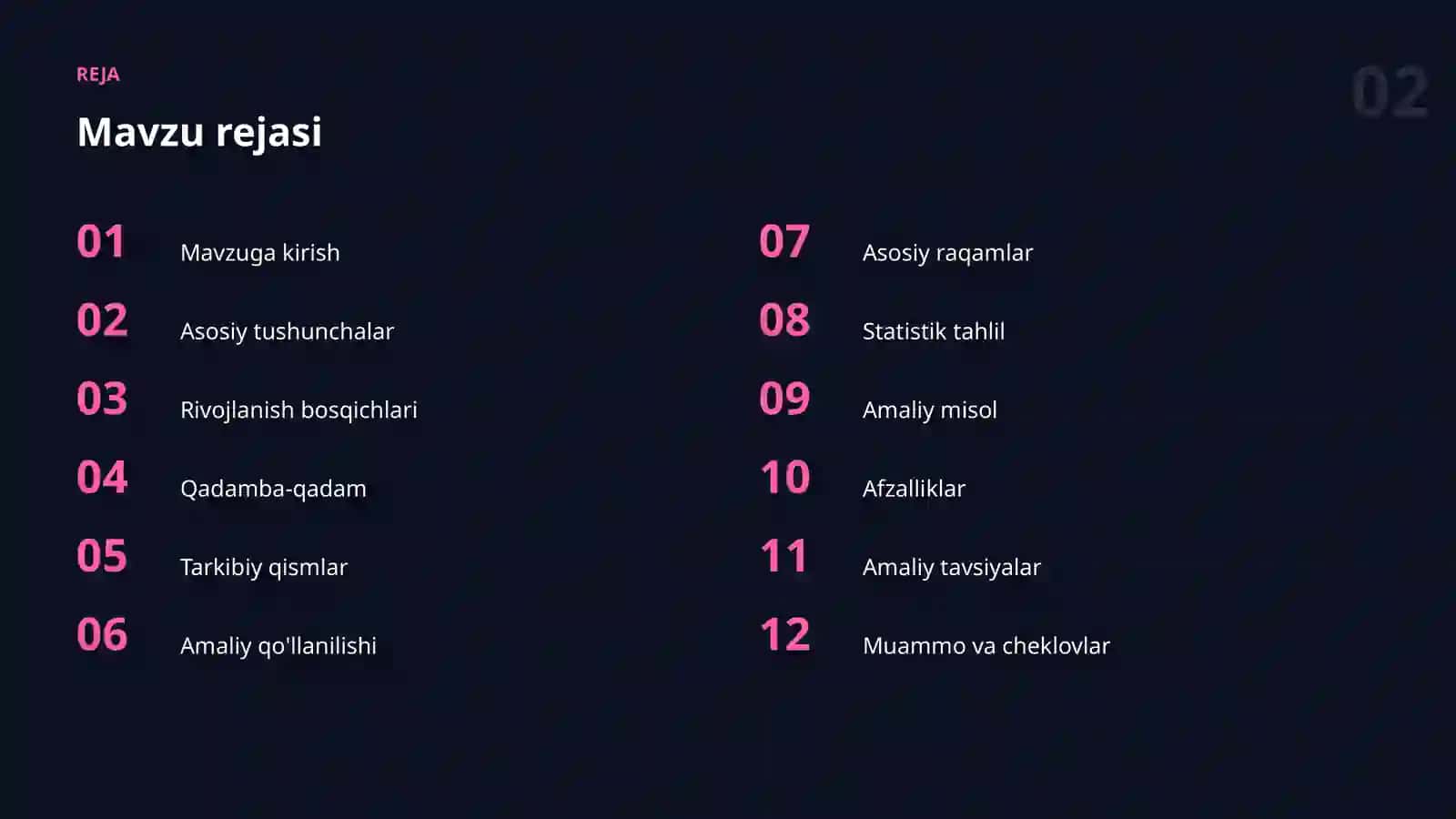 Vizual tushuntirish — qadamba-qadam 2