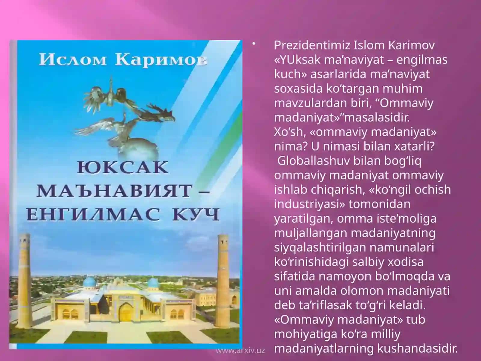 Ommaviy madaniyat 2