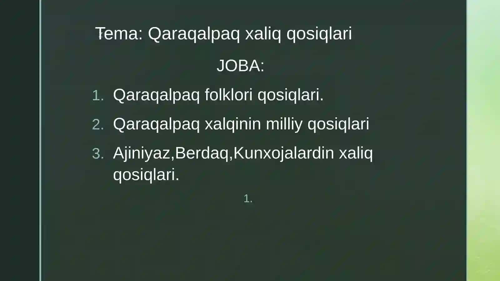 Qaraqalpaq xaliqqosiqlari 2