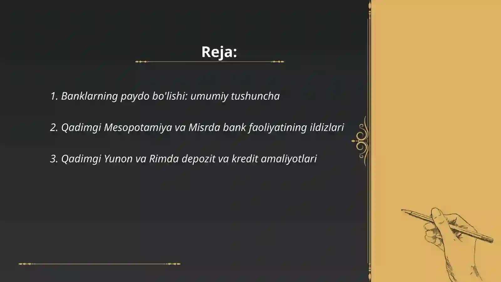Banklarning paydo bo’lishi 2