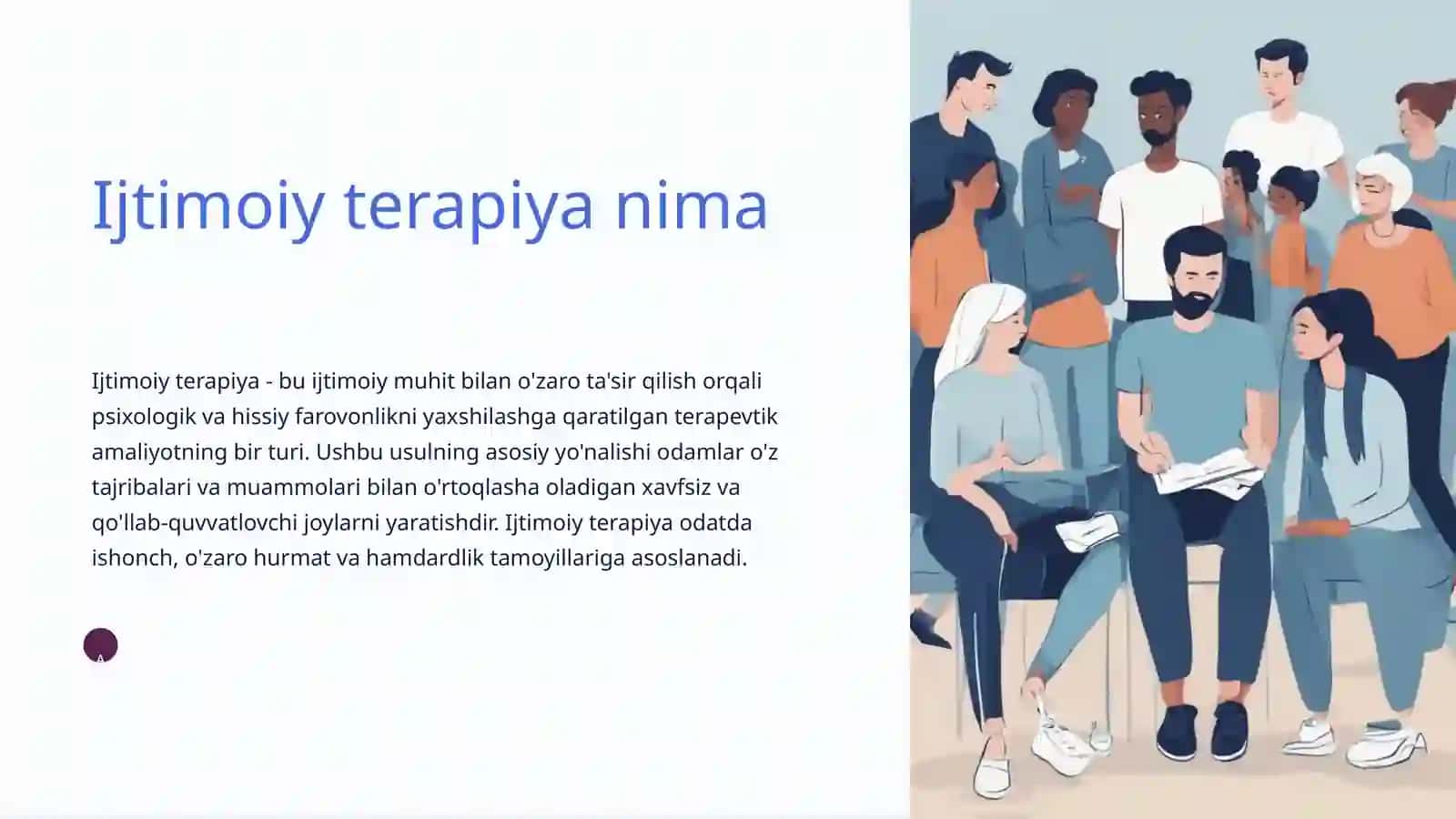 Ijtimoiy terapiya va uning asosiy xususiyatlari 2