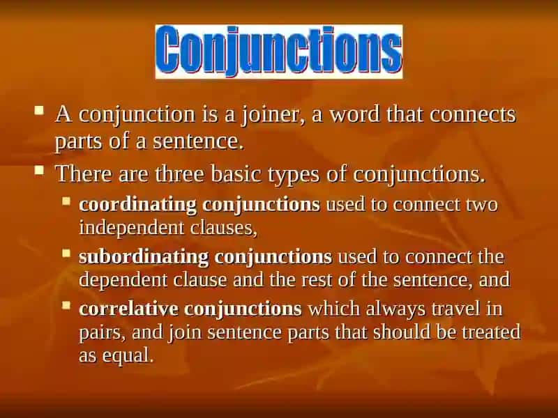 Conjunctions 2