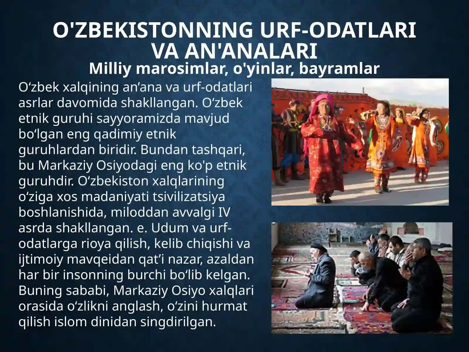O‘zbekiston an‘analari 2
