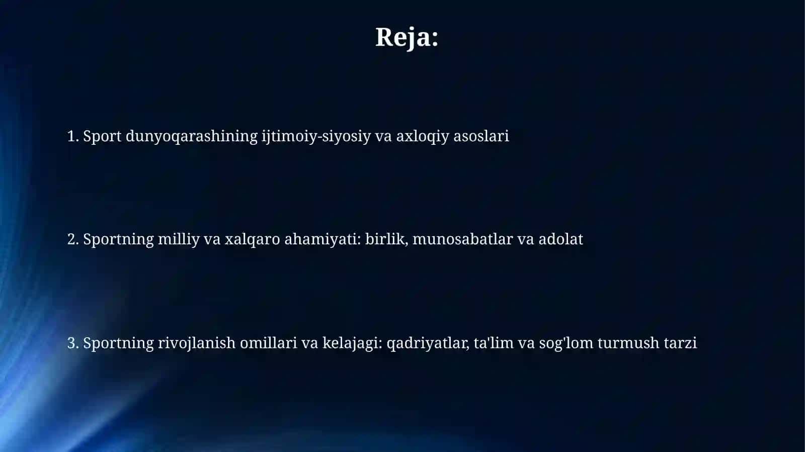 Sport Dunyoqarashini Shakillantirish Ijtimoiy Siyosiy va Axloqiy Tarbiya 2