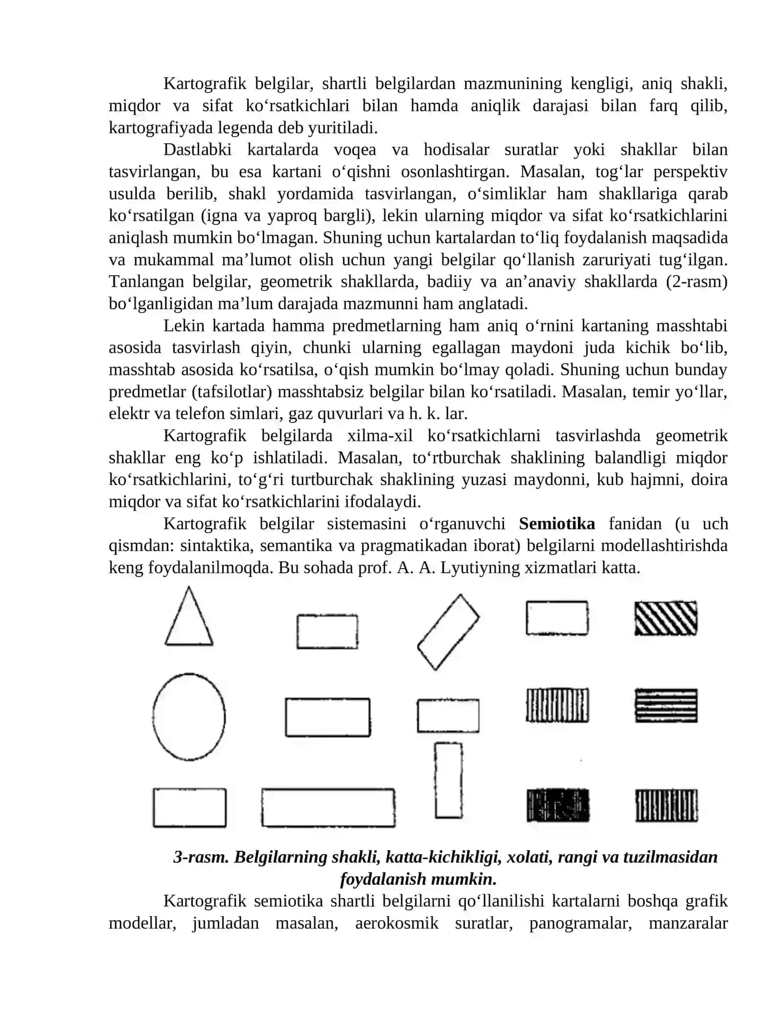 Kartografik belgilar va ularning qo‘llanilishi 2