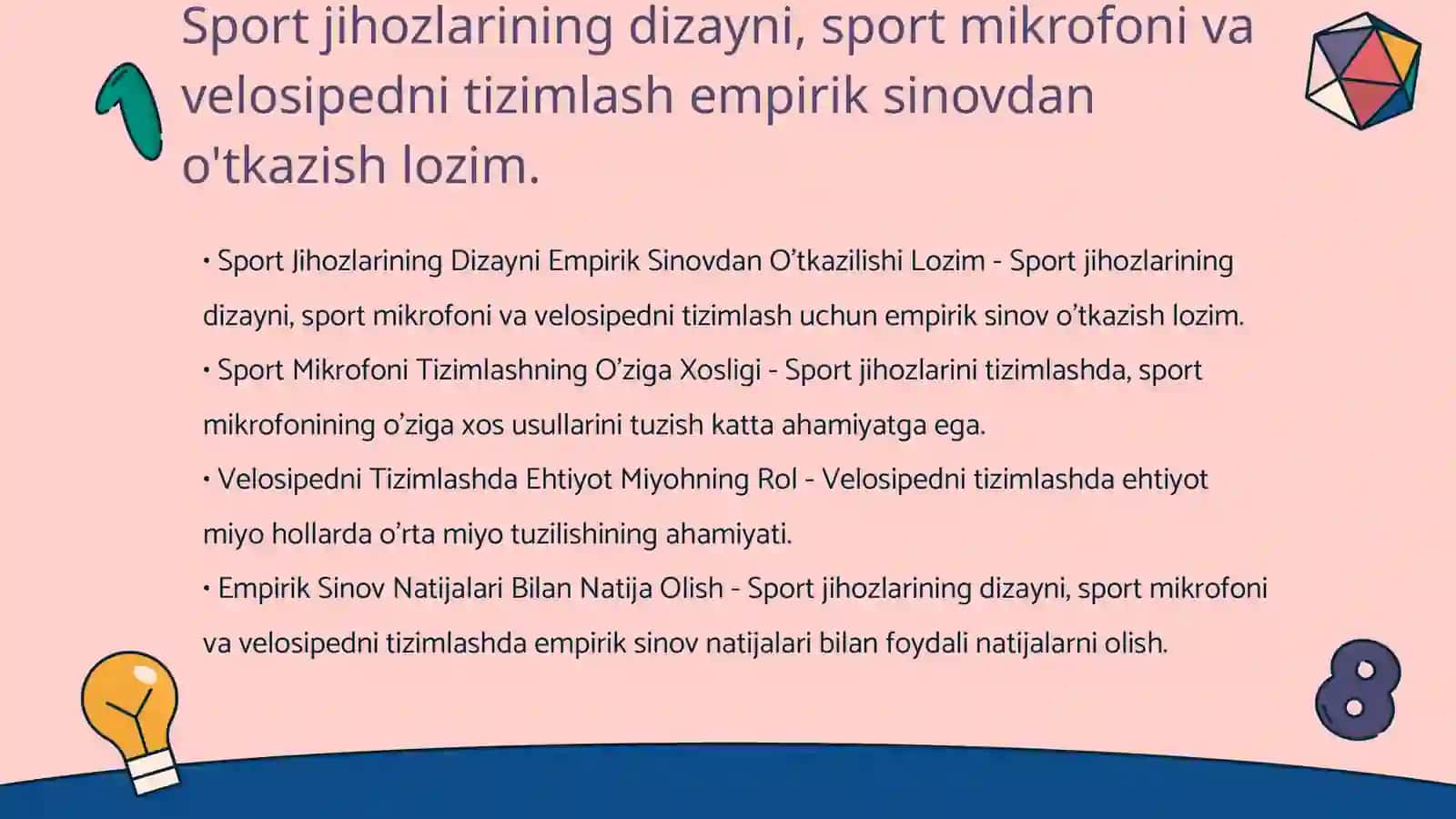 Sport jihozlaridagi materialshunoslik 2