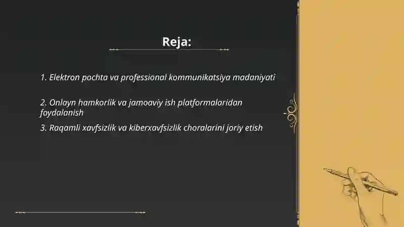 Kasbiy faoliyatda zamonaviy axborot - kommunikatsiya texnologiyalaridan foydalanish 2